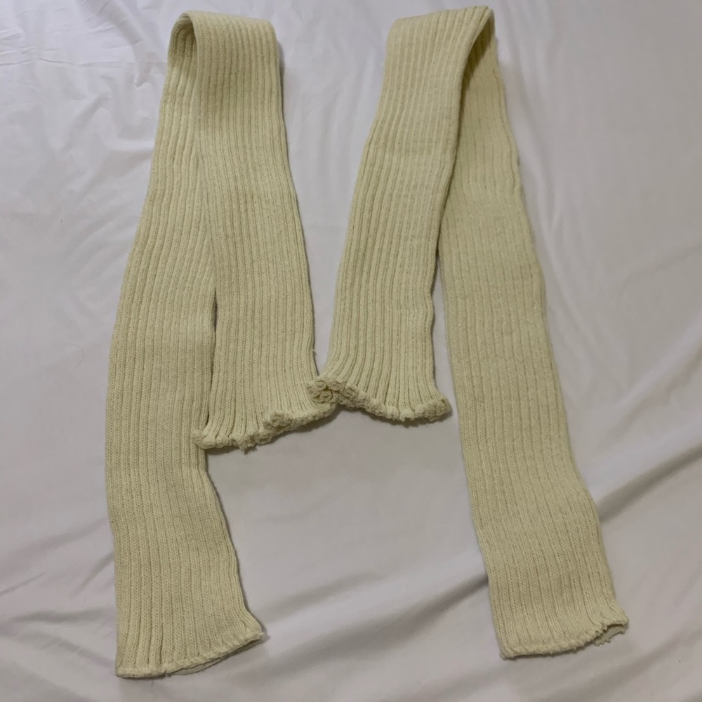 Cream/Off White Thigh High Stockings